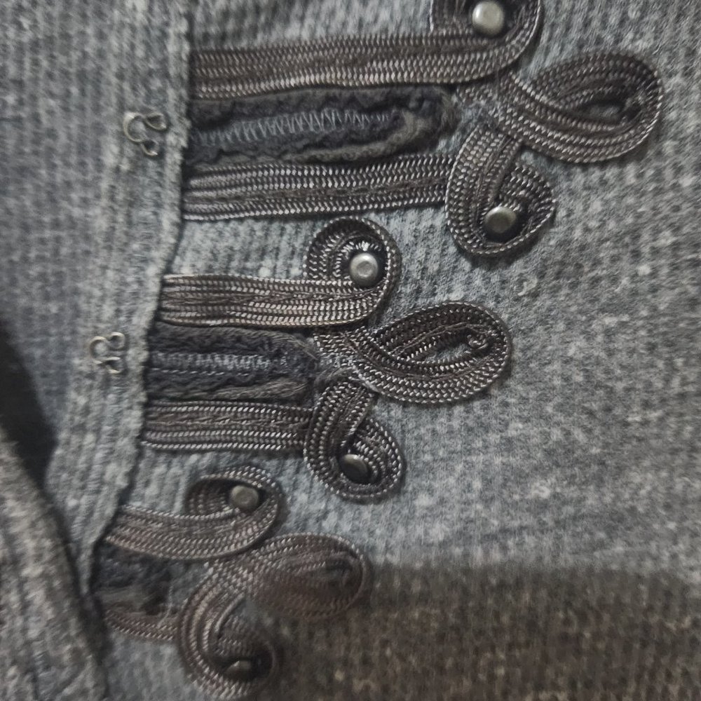 We The Free (Free People) Battalion Thermal Top Gray Size Extra Small - Picture 5 of 7